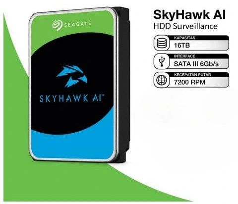 Seagate SkyHawk AI ST16000VE004 16TB SATA Surveillance Hard Drive