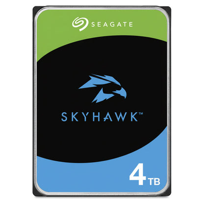 Seagate SkyHawk 4TB 3.5-inch SATA Surveillance HDD (ST4000VX016), front view