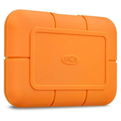 LaCie Rugged SSD 2TB USB-C portable external NVMe SSD in orange