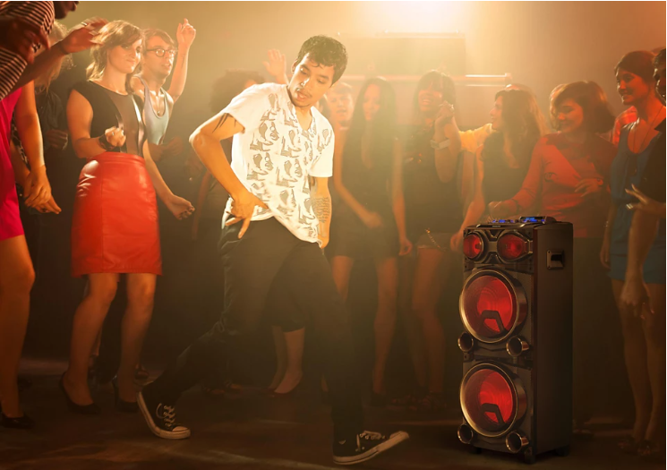 PRE-Loved Philips TAX3705 Karaoke Speaker - Bluetooth/Lights/USB/SD/FM - Party Ready! energizes any gathering with fun!