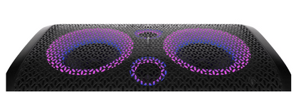 PRE-Loved - Hisense HP100 Ultimate Party Speaker with Dynamic Lighting and DJ Effects, perfect for vibrant celebrations!