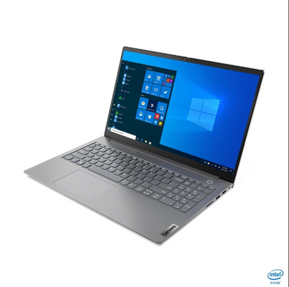 Lenovo 15.6-Inch ThinkBook i5, Windows Pro, Fingerprint Reader -20VE00PNSA-L - Mineral Grey, perfect for productivity and entertainment.