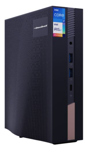 Decibell AD19 Mini PC - Intel Core i9 2.5GHZ | 16GB | 512GB | Win11P showcasing a sleek design for high performance.