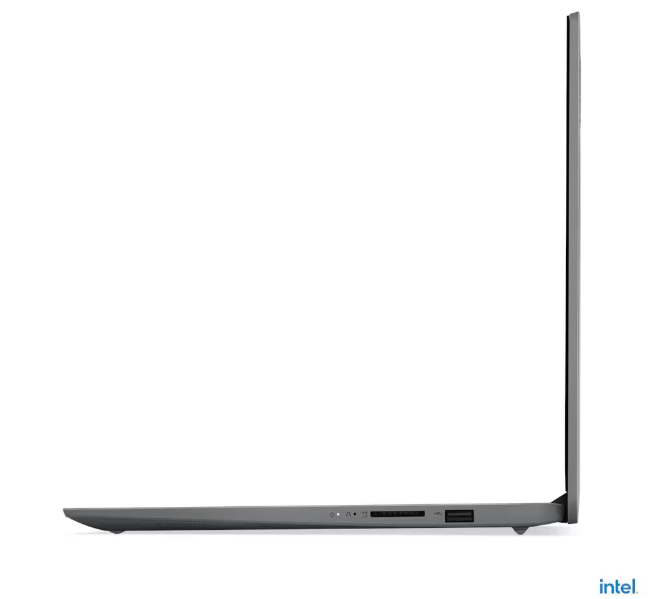 PRE-Loved Lenovo IdeaPad 1 15.6" FHD Laptop in Cloud Grey, featuring Intel Celeron N4020, 4GB RAM, 256GB SSD.