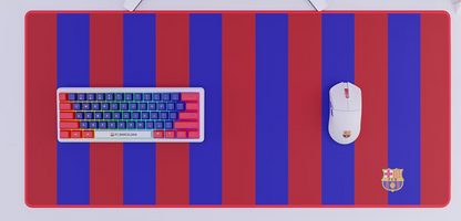 FCB MR59 Versatile 3-IN-1 Wireless Gaming Mouse with Bluetooth, 2.4GHz on a colorful gaming desk setup.