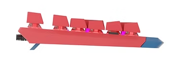PSG E-Sports KR1 Pro Wired Mechanical Keyboard – Red Switches, RGB Backlight, Anti-Ghosting for ultimate gaming precision.