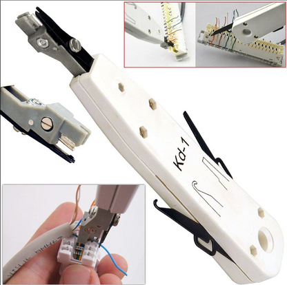 TBYTE Network Installation Kit - Crimper, Tester, Punch Down Tool for efficient network installations and repairs.
