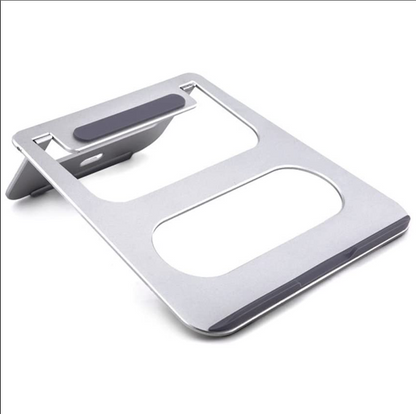 TBYTE Slim Aluminum Laptop Stand - Adjustable Cooling Riser for MacBook/PC with sleek, lightweight aluminum design for improved airflow and ergonomics.