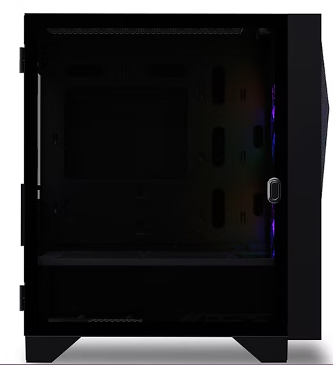 OCPC SCURA Gaming Case Bundle – Mid-Tower ATX w/ 750W PSU showcases a sleek design with ample interior space.