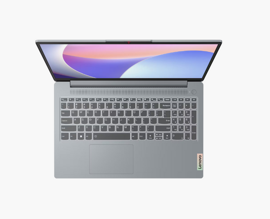 Lenovo IdeaPad Slim 3 15.6" Core-i5 16GB 512GB Win 11 Home Notebook with full keyboard and sleek design.