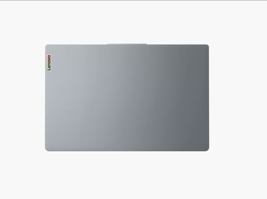 Lenovo IdeaPad Slim 3 15.6" Core-i5 16GB 512GB Win 11 Home Notebook with sleek silver finish and full HD display.