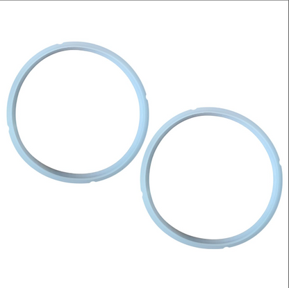 High-quality Silkinder Pressure Cooker Sealing Rings (Set of 2) – Compatible with 6L Models for perfect sealing.