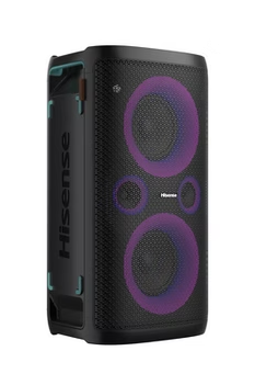 PRE-Loved - Hisense HP100 Ultimate Party Speaker with Dynamic Lighting and DJ Effects, perfect for any celebration.