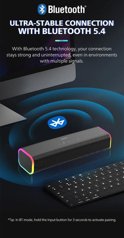 Philips TAB3100 2.0 Channel Mini Soundbar