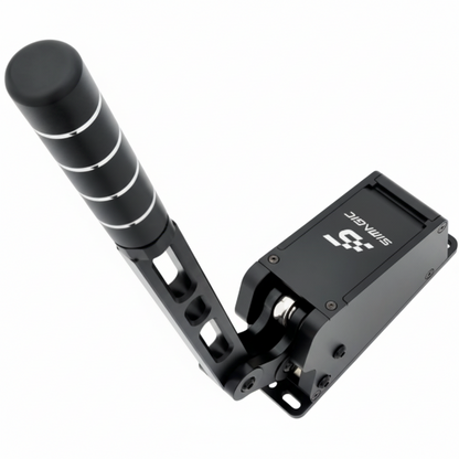 Front view of the SIMAGIC TB-1 handbrake with removable handle.

