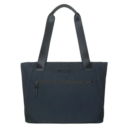 Targus Avila 15-16 Inch Laptop Tote Midnight Navy EcoSmart Vegan Leather Work Bag