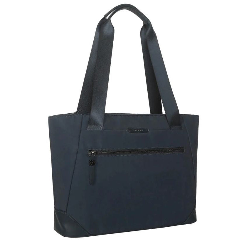 Targus Avila 15-16 Inch Laptop Tote Midnight Navy EcoSmart Vegan Leather Work Bag