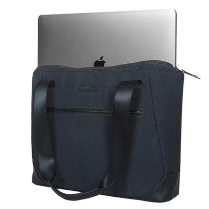 Targus Avila 15-16 Inch Laptop Tote Midnight Navy EcoSmart Vegan Leather Work Bag