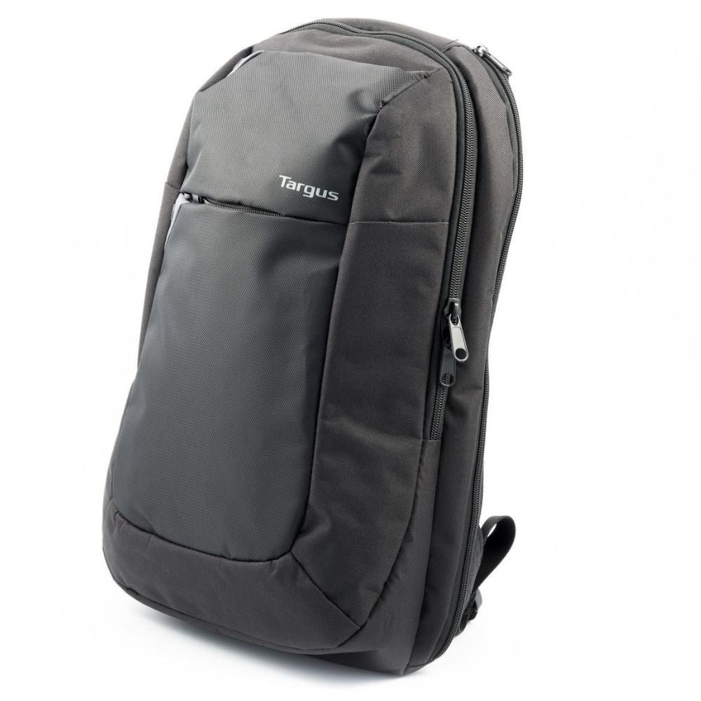 Targus Intellect 15.6 Inch Laptop Backpack Black Grey Water Repellent Business Bag Pack