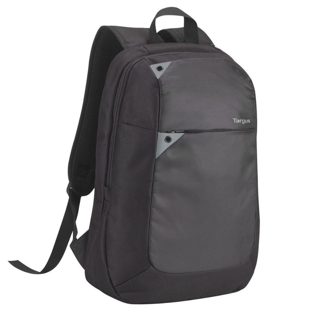 Targus Intellect 15.6 Inch Laptop Backpack Black Grey Water Repellent Business Bag Pack