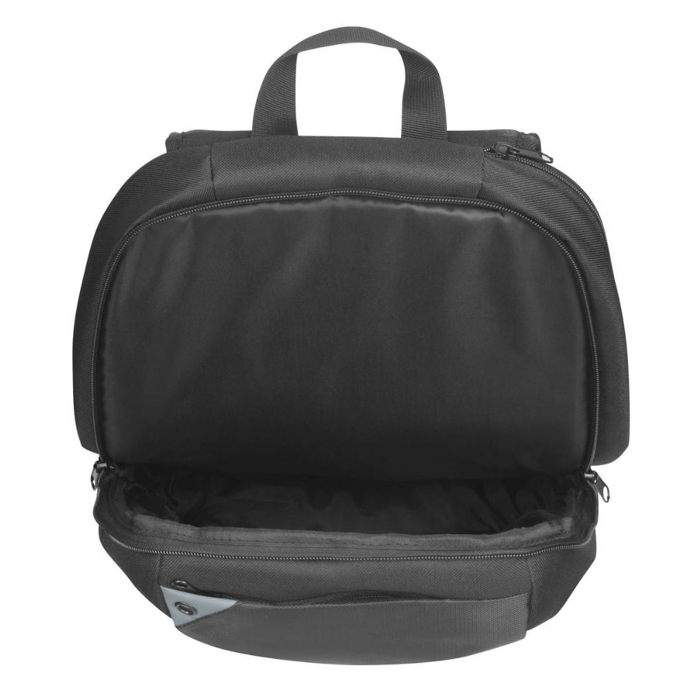 Targus Intellect 15.6 Inch Laptop Backpack Black Grey Water Repellent Business Bag Pack