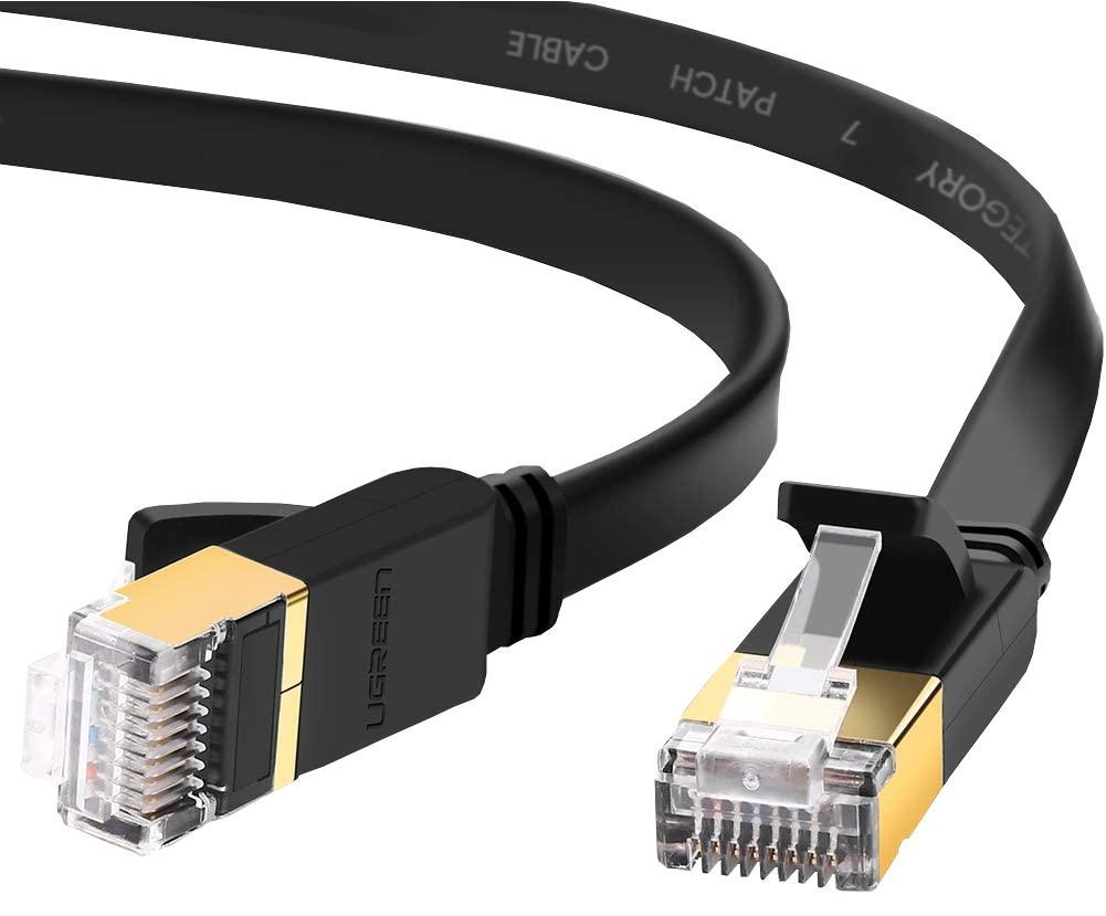 TBYTE CAT 7 10M Flylead High-Speed Ethernet Patch Cable for Network Use
