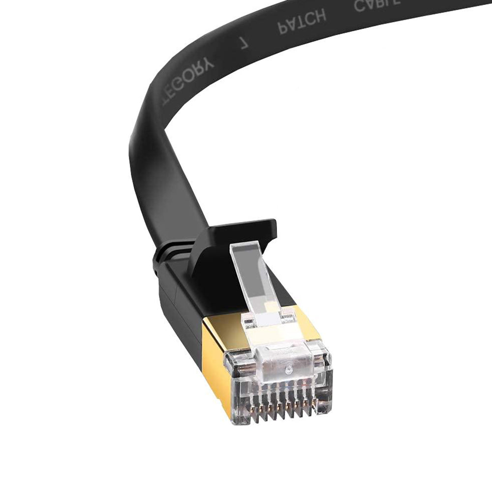 TBYTE CAT 7 10M Flylead High-Speed Ethernet Patch Cable for Network Use