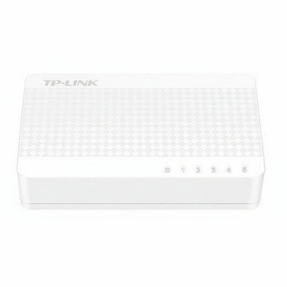 Tenda S105 5-port Ethernet switch front view.

