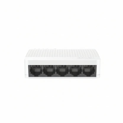 Switch with five 10/100 Mbps RJ45 ports.

