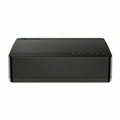 Tenda SG105 5-port Gigabit switch front view.

