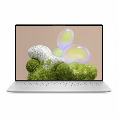 Dell XPS 13 9350 laptop front view with lid open.

