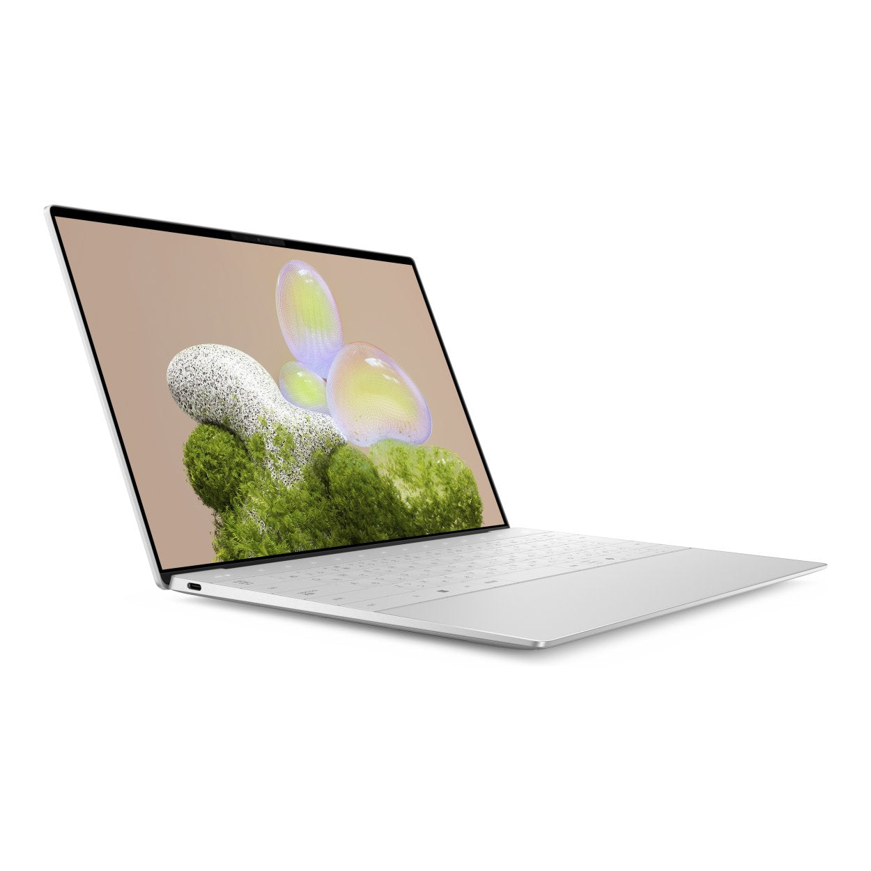 Side profile showing two Thunderbolt 4 ports.

