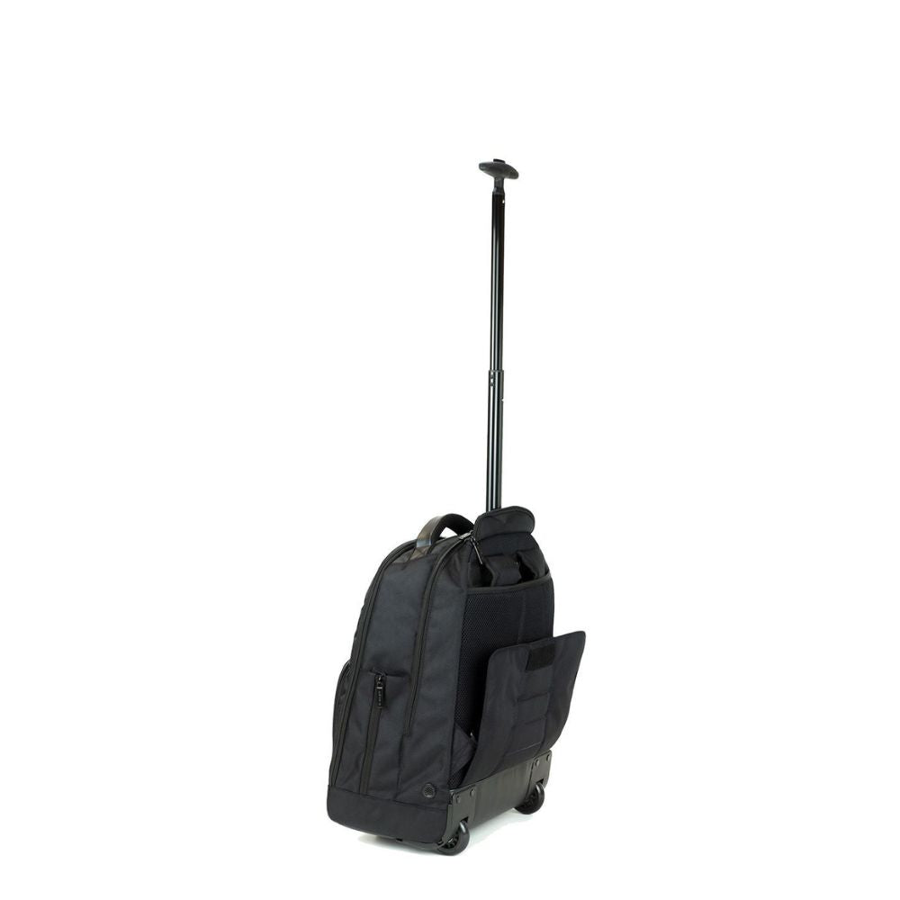 Targus Rolling Laptop Backpack 15.6 Inch Nylon Black Platinum Wheeled Business Case