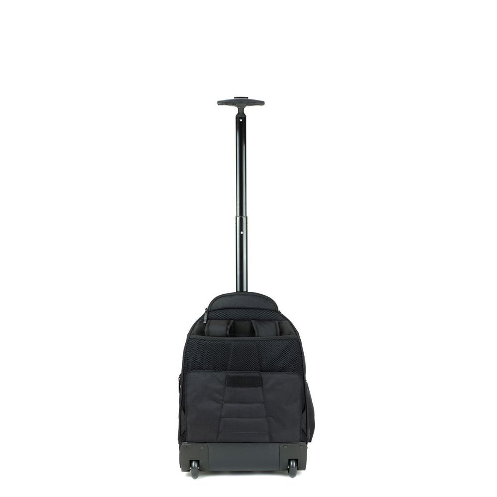 Targus Rolling Laptop Backpack 15.6 Inch Nylon Black Platinum Wheeled Business Case