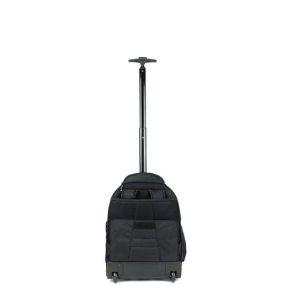 Targus Rolling Laptop Backpack 15.6 Inch Nylon Black Platinum Wheeled Business Case