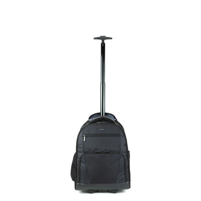 Targus Rolling Laptop Backpack 15.6 Inch Nylon Black Platinum Wheeled Business Case