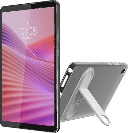 Lenovo Tab One ZAF10020ZA 8.7" Tablet | Helio G85 | 4GB RAM | 64GB Storage | Android 14 | LTE | Grey shows front and back views.