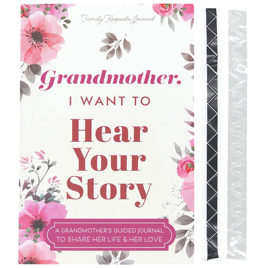 Treasured Memories Journal for Grandma - Family Legacy Keepsake - BK-004