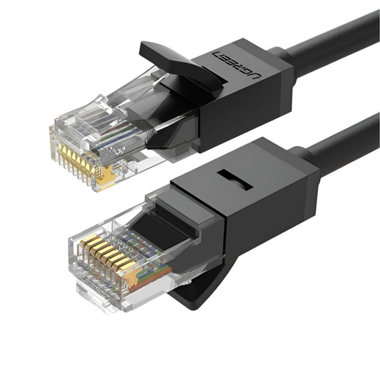 High-speed UGREEN NW102-20166 Cat6 UTP Ethernet Cable 20m - Black for reliable home and professional networks.
