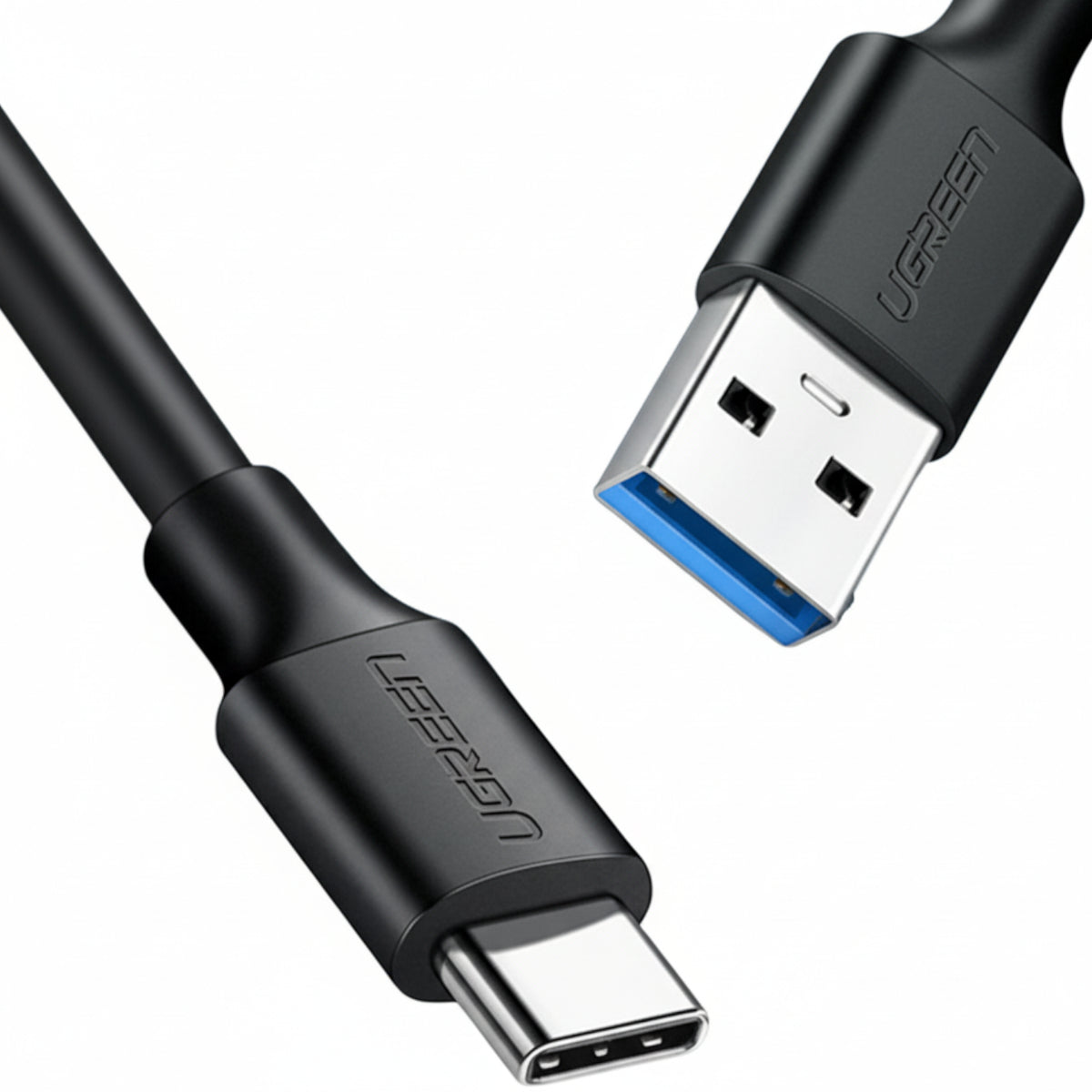 UGREEN USB-C to USB 3.0 Cable 1m 5Gbps Fast Charging 3A Durable Black