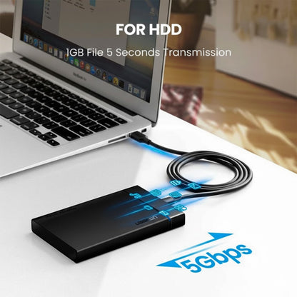 UGREEN USB-C to USB 3.0 Cable 1m 5Gbps Fast Charging 3A Durable Black