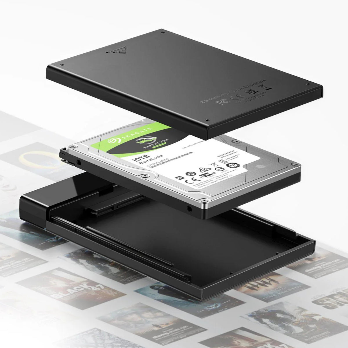 UGREEN USB Type-C 2.5" SATA III External Hard Drive Enclosure