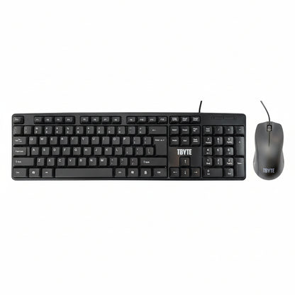 TBYTE USB keyboard and mouse combo front view