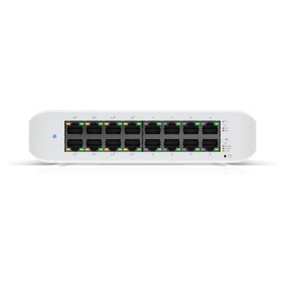 Ubiquiti USW-Lite-16-PoE (45W) network switch – alternate view