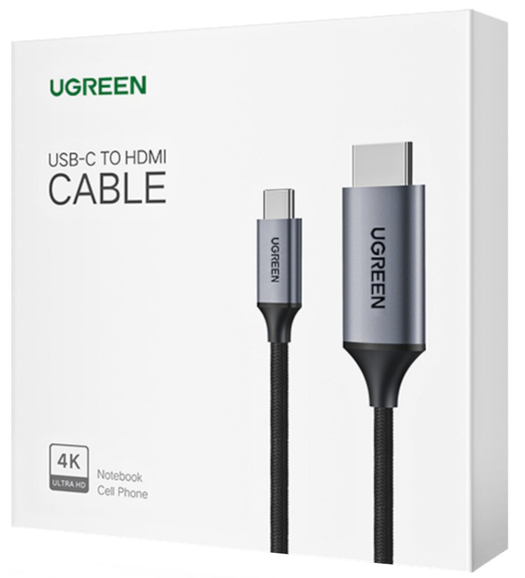 Ugreen Usb Type-C male to 4K@60Hz HDMI male 1.5m Cable