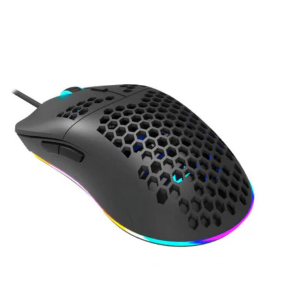 Canyon Puncher GM-11 RGB Gaming Mouse (CND-SGM11B) – Lightweight, 6400 DPI, 6 Buttons, USB black honeycomb RGB wired