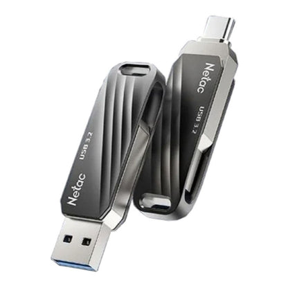 Netac US11 USB Flash Drive 128GB – High-Speed USB 3.2 Gen 1 Memory Stick, Metal Body, Plug & Play