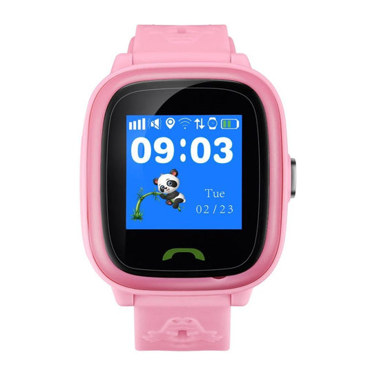 Canyon CNE-KW51RR Polly Kids Smart Watch – GPS, Camera, Music, SOS, 4G Video Call – Black/Pink pink kids smartwatch with panda display