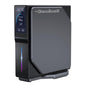 Decibell MINI PC N150 | 16GB RAM | 512GB SSD | Windows 11 Pro | Compact slim black Decibell desktop with front OLED