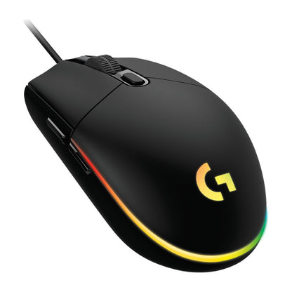 Logitech Gaming G102 LightSync Mouse 200DPI to 6000DPI adjustable optical sensor;black